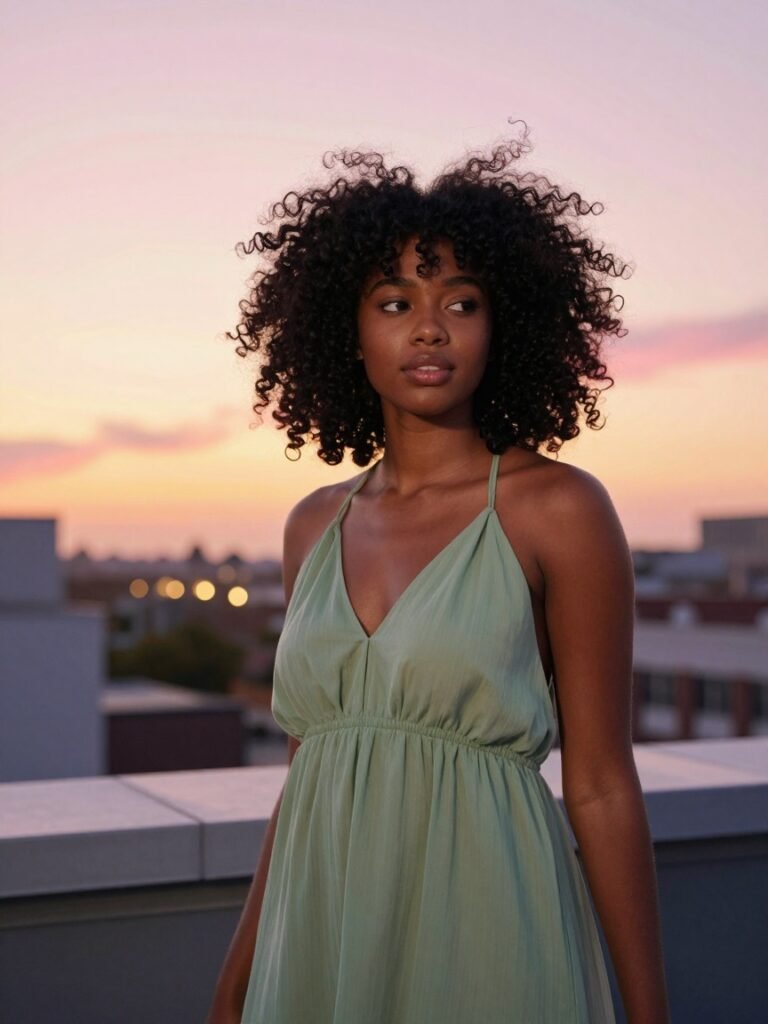 Blown-Out Afro Hairstyles With Soft Cloud Shape