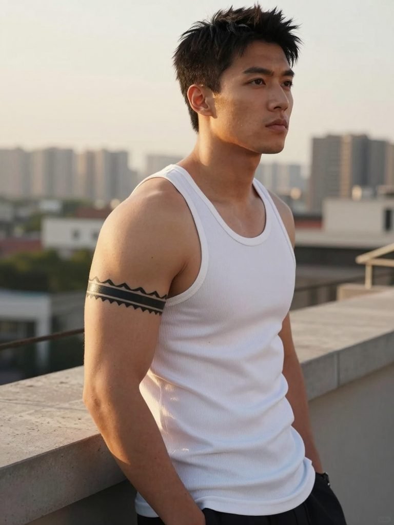 Tribal Tattoo Men: Classic Armband