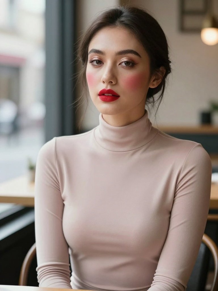 14 Gorgeous Igari Makeup Ideas With Foolproof Glow 4 Igari Makeup With Blurred Cherry Lips