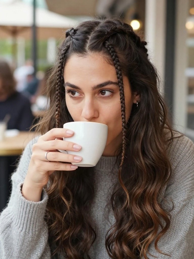 Braid Hairstyles Cute With Front Face-Framing Braids