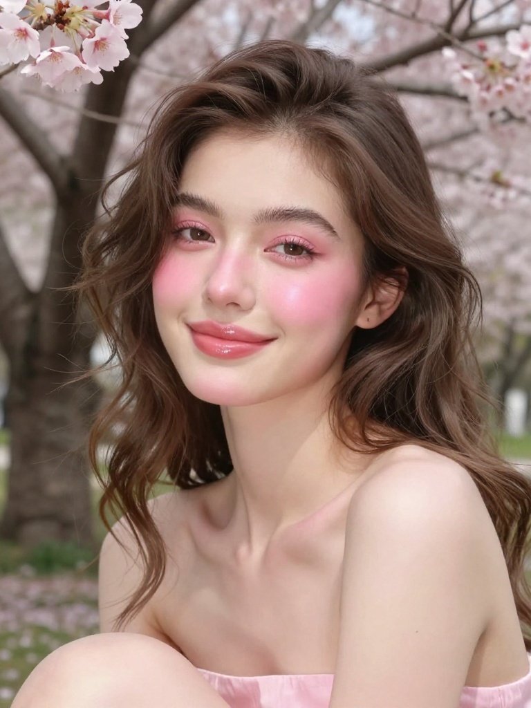 Japanese Makeup Ideas For Beginners With Sakura Pink