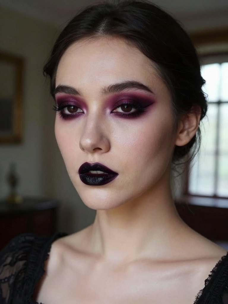 Gothic Lolita Berry Japanese Makeup
