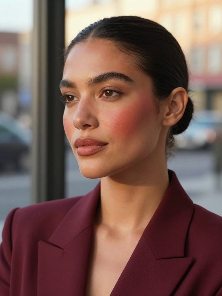 17 Stunning Douyin Makeup Ideas Taking Over Pinterest 10 Douyin Makeup Terracotta Blush Draping Along the Cheekbone