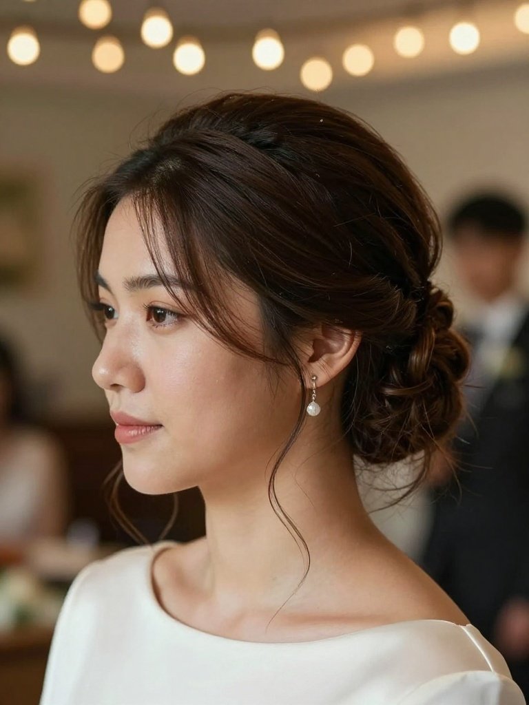 Braid Hairstyles Cute Low Braided Chignon