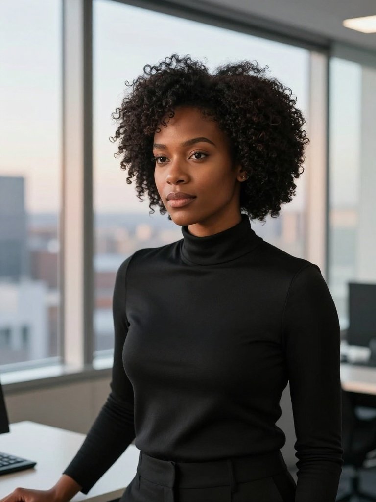  Low Afro Puff Hairstyles With Stretched Ends