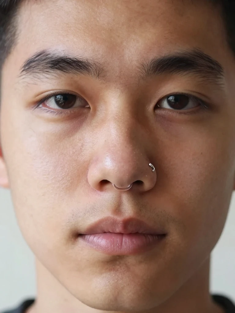 Hidden Septum Piercing Men Tuck for Workplace Flexibility
