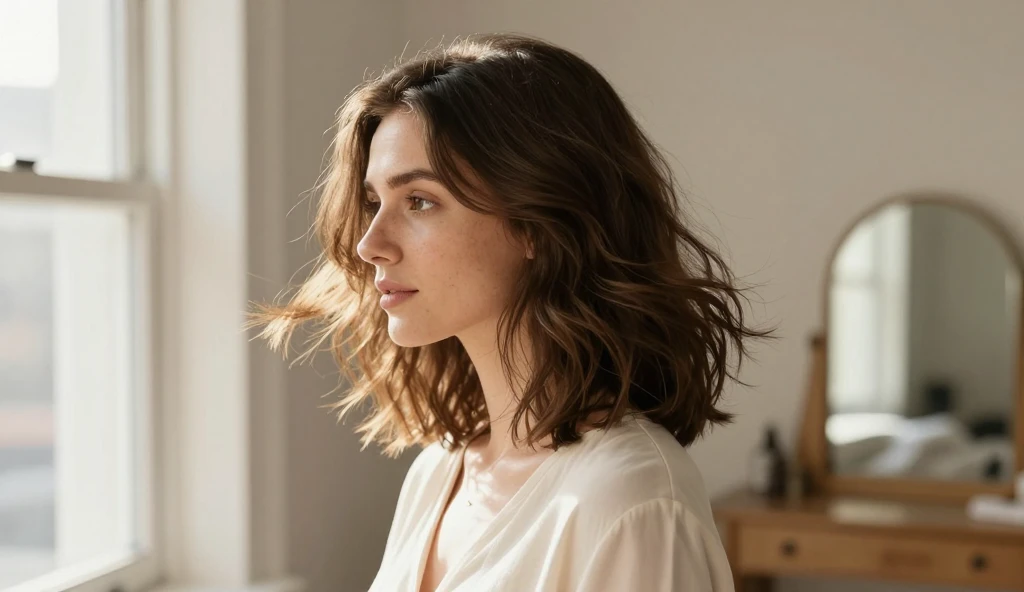 shoulder length hairstyle