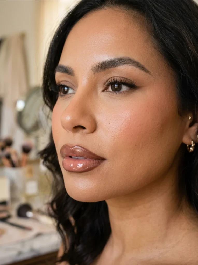 Baddie Makeup Tutorial: Define the Lips Before Adding Gloss