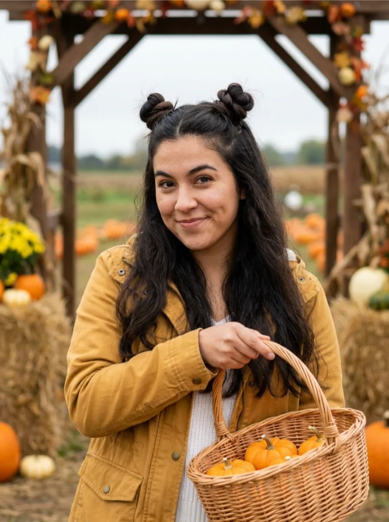 Half-Up Mini Space Buns