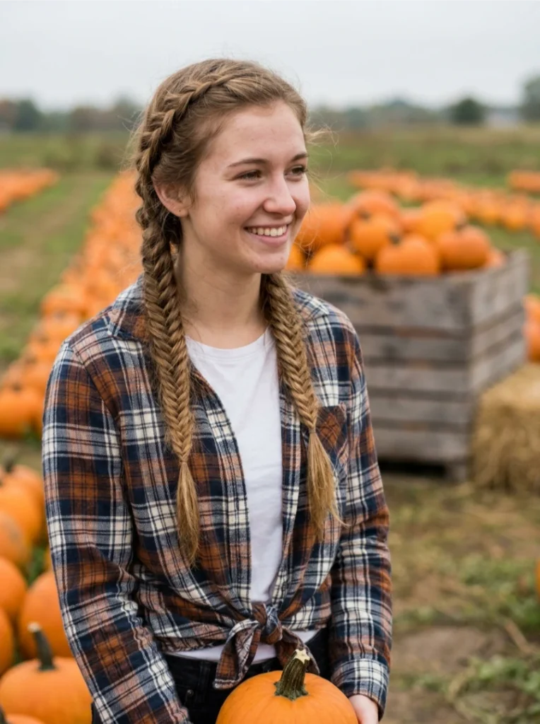 Fishtail Braid Pigtails